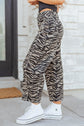 Hunter Printed Wide Leg Jeans