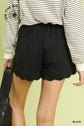 Scalloped Edge Shorts