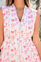 Alianna Sleeveless Bow Mini Dress