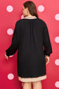 Ainsley Block Trim Ribbed PLUS Dress