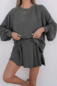 Scarlett Corded Lantern Sleeve Top