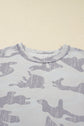 Sophia Multicolour Print Plus Sweatshirt