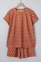 Ruthie Dot Print Short Set