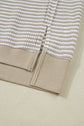 Vanessa Knit Ribbed Trim Long Sleeve PLUS Top