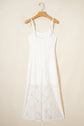 Maxine Lace Overlay Long Dress