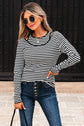 Remi Stripe Double-layer Long Sleeve Top
