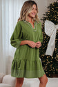 Patara Sleeve Tiered Mini Dress