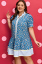 Meilani Front Ruffle Hem PLUS Dress