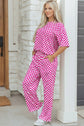 Elisa Print Half Sleeve Lounge Set