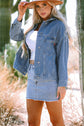 Ella Wind Washed Oversize Jacket