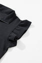 Alyssa Textured Flutter Sleeve Top