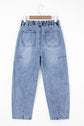 Bella Paperbag Waist Barrel Jeans