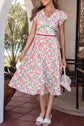 Callie Sleeve Elegant Midi Dress