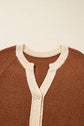 Gabriella Knit Neckline Short Cardigan