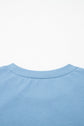Henley Short Puff Sleeve Top