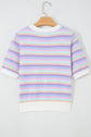 Ailany Knit Short Sleeve Sweater