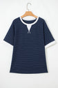 Melany Trim Ribbed T PLUS Shirt