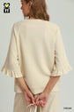 Ruffle Raglan Sleeve Top