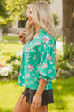 Bella Lantern Sleeve Front Shirt