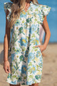 Giuliana Sleeve Shift Mini Dress