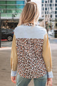 Aleia Chest Cuffed Sleeve Shirt