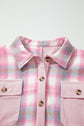 Sophia Corduroy Flap Patchwork Shacket