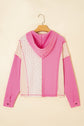 Hollievi Patchwork Hooded Oversize Pullover
