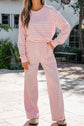 Amber Stripe Drop Shoulder Set