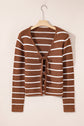 Lilly Striped Knit Cardigan Sweater