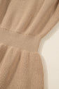 Zariah Embellished Keyhole Ribbed Sweater