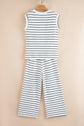 Avery Stripe Casual Wide Leg 2pcs