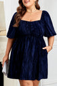 Kataleya Short Puff Sleeve PLUS Dress