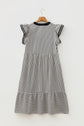 Opal Contrast Trim Midi Dress