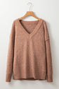 Luciana Eyelet Drop Shoulder Sweater