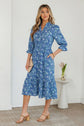 Athena Bracelet Sleeve Long Dress