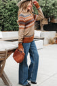 Eva Aztec Crew Neck Sweater
