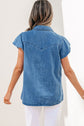 Keyla Ruffled Short Sleeve Shirt