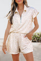 Giana Zip Polo Top Set