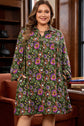 Lorelai Collared Loose Mini PLUS Dress