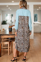 Savannah Contrast Patchwork Long Shirt
