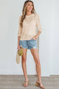 Belen Knit Short Sleeve Sweater
