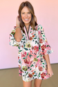 Aliya Half Sleeve Shift Dress