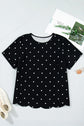 Margaret Dotted Casual PLUS Top