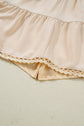 Millie Trim Boho Ruffled PLUS Shorts