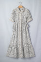 Lisa Puff Sleeve Long Dress