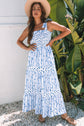 Lily Floral Smocked Tiered Maxi Dress