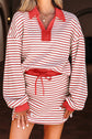 Zaylee Collared Drop Shoulder Pullover