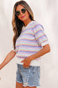 Ailany Knit Short Sleeve Sweater