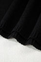 Faye Backless Bubble Sleeve Sweater