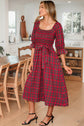 Jazmin Waist Flared Midi Dress